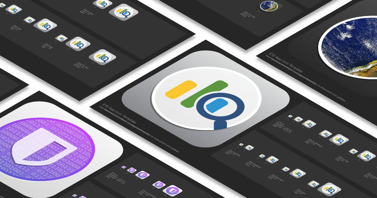 iOS app icon template for Affinity Designer ...